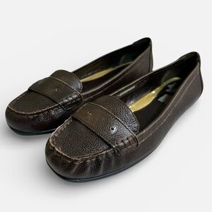 Lauren Ralph Lauren Dark Brown Leather Loafers